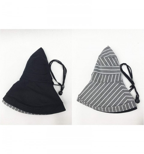 Fedoras Cotton Linen Revisible Summer Bucket Hats UPF 50+ Packable Sun Travel Hat - D - C618GAZEG49 $10.16