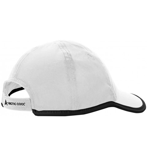 Baseball Caps Instant Cooling Cap Performance Tech Breathable UPF 50+ Sun Protection Moisture Wicking - Arctic White - CY18QI...