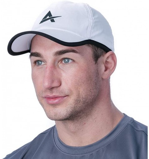 Baseball Caps Instant Cooling Cap Performance Tech Breathable UPF 50+ Sun Protection Moisture Wicking - Arctic White - CY18QI...