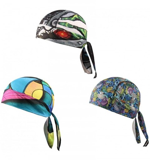 Skullies & Beanies Sweat Wicking Skull Cap Beanie Quick Dry Breathable Stretch Adjustable Bandana Head Sun Hat for Men Women ...