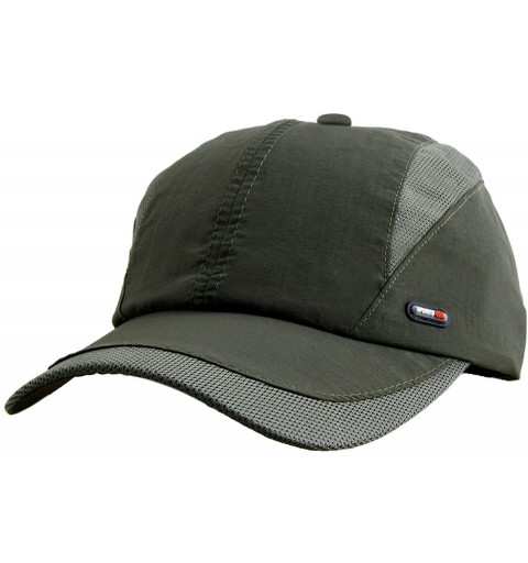 Baseball Caps Unisex Sun Hat-Ultra Thin Quick Dry Lightweight Summer Sport Running Baseball Cap - C-army Green - CB12I4IRR1B ...
