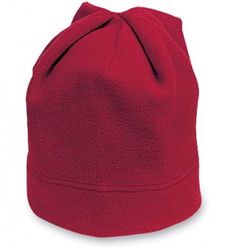 Skullies & Beanies Perfect Warm Fleece Beanie- Red- One Size - CC114XFNWJV $12.03