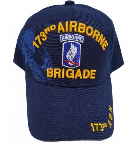 Baseball Caps US Military 173rd Airborne Brigade Blue Officially Licensed Cap - C212O1DQNWV $22.71