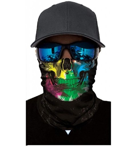 Balaclavas Unisex 3D Skull Printed Balaclava Headwear Multi Functional Face Mask for Outdoor Cycling Riding Motorcycle - CE19...