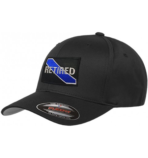 Baseball Caps Flexfit Retired Hat TBL-Flex-RET-Black-LG - CR182KTMUQZ $24.72