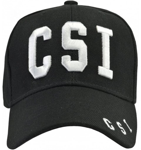 Baseball Caps CSI Crime Scene Investigator Embroidered Baseball Hats - Csi - CC11TL93SF7 $13.81