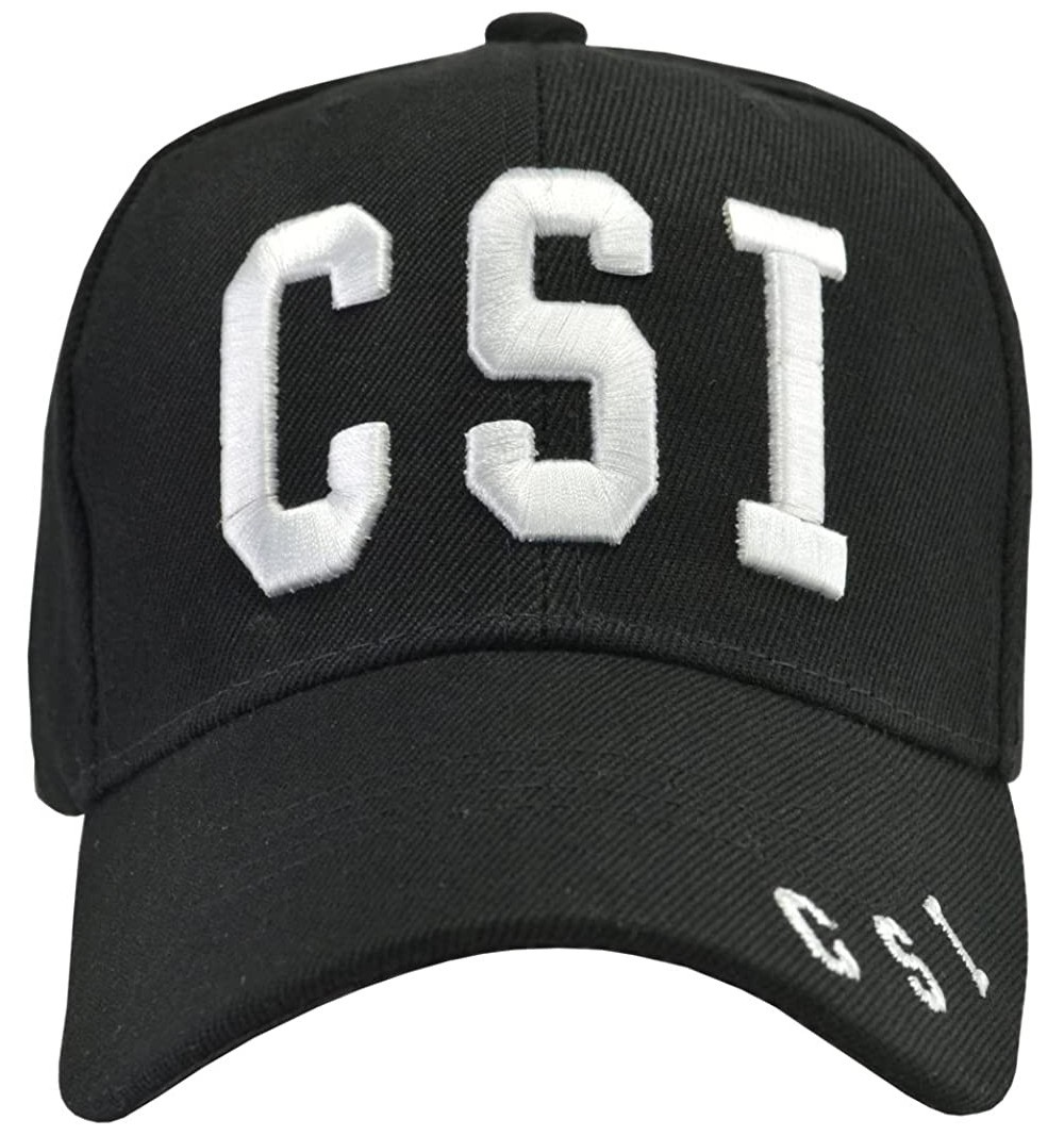 Baseball Caps CSI Crime Scene Investigator Embroidered Baseball Hats - Csi - CC11TL93SF7 $13.81