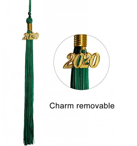 Skullies & Beanies Unisex Adult Matte Graduation Cap with 2020 Tassel - Emerald - C711SBEC1N3 $14.24