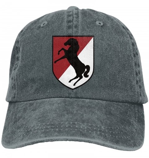 Cowboy Hats 11th Armored Cavalry Regiment Patch Trend Printing Cowboy Hat Fashion Baseball Cap for Men and Women Black - CJ18...