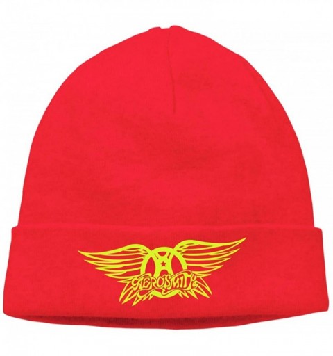 Skullies & Beanies Mens & Womens Aerosmith Skull Beanie Hats Winter Knitted Caps Soft Warm Ski Hat Black - Red - C318KZYL6Z2 ...