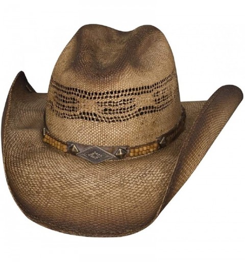 Cowboy Hats Bullhide Full Speed - Straw Cowboy Hat- Natural/Brown- Small - CC129X8F1ZZ $41.33