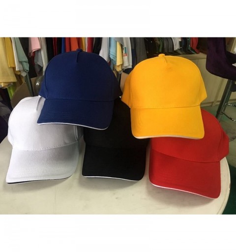 Baseball Caps Custom Hat Print Design Fashion Men Women Trucker Hats Adjustable Snapback Baseball Caps - Royal Blue - CV18G8Y...