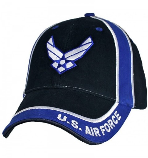 Baseball Caps U.S. Air Force Hap Arnold Wings Baseball Cap Navy Blue - CM12II43DLT $14.87
