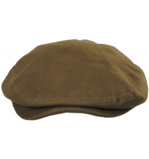 Newsboy Caps Lightweight Classic Cotton Ivy/Newsboy/Paperboy/Flat Cap Hat with Fixed Sizing and Satin Lining - Olive Green - ...