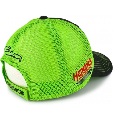 Baseball Caps Chase Elliott 2020 MTN Dew Sponsor Mesh Hat Black Green - C1195EKXR3S $26.41