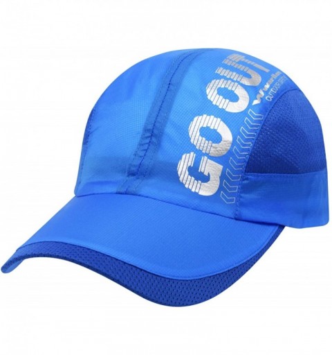 Baseball Caps Light Weight Lt.Weight Performance Quick Dry Race/Running/Outdoor Sports Hat Mens Womens Adults - Royal - C6198...