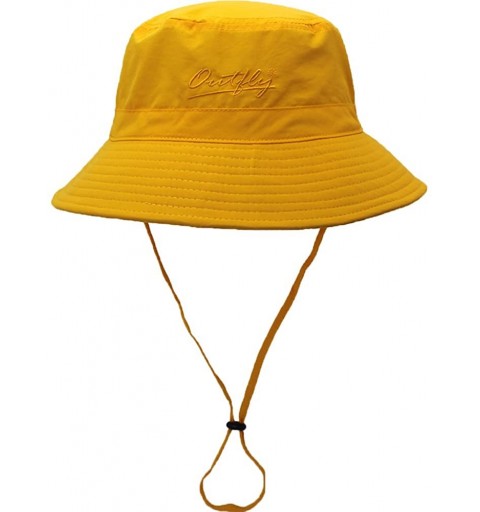 Sun Hats Womens Bucket Sun Hat UPF 50+ Light Weight Sun Protection Caps - Yellow - CS12CSI0GX9 $12.76