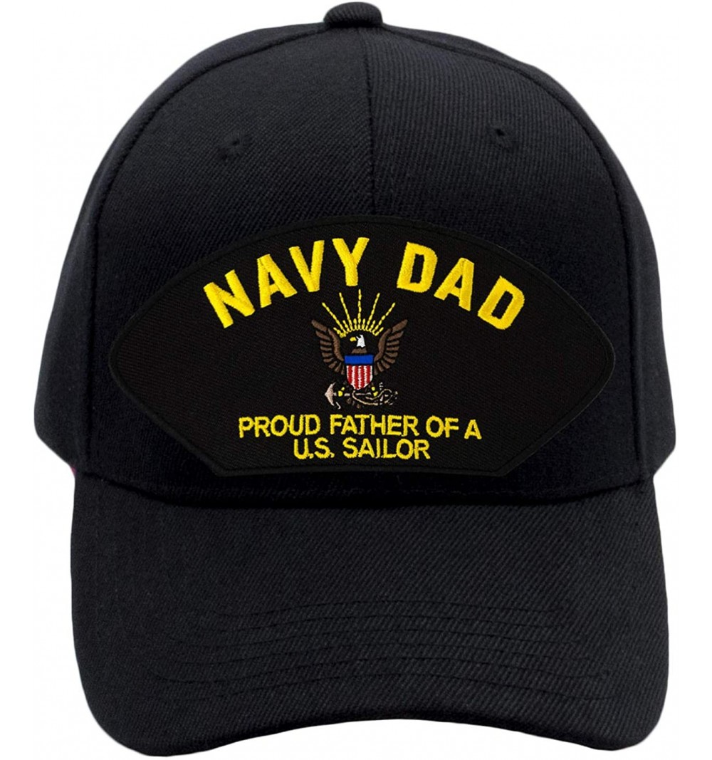 Baseball Caps Navy Dad - Proud Father of a US Sailor Hat/Ballcap Adjustable One Size Fits Most - CQ18KQ68ND4 $19.82