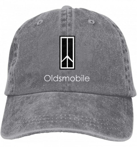 Skullies & Beanies Custom Oldsmobile Automobile Logo 1981 Funny Hat Cap for Mens Black - Gray - CV18STWAWLO $14.70