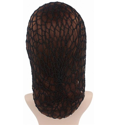 Skullies & Beanies Women Soft Rayon Snood Hat Hair Net Crocheted Hair Net Cap Mix Colors Dropshipping - Fw-12-rose - C018S4SG...