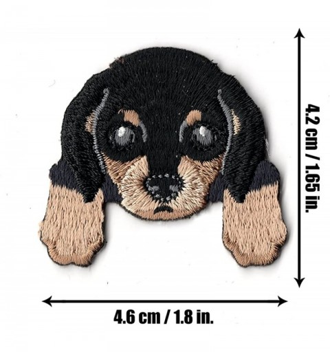 Skullies & Beanies [ Dachshund ] Cute Embroidered Puppy Dog Warm Knit Fleece Winter Beanie Skull Cap - Beige - C7189RQUKWI $1...