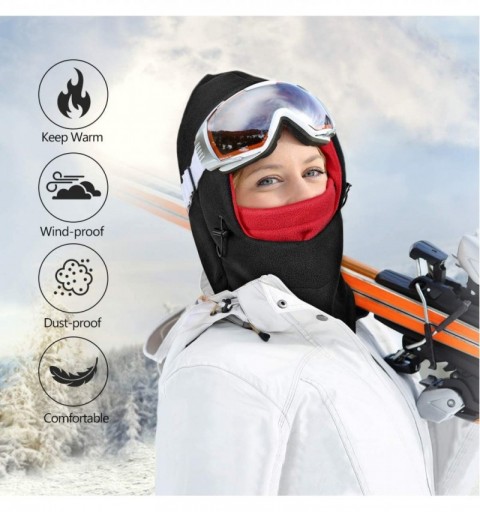Balaclavas Balaclava Ski Mask- Winter Windproof Full Ski Mask Neck Warmer for Men & Women- Suit for Cycling Skiing - CU18ZE0W...