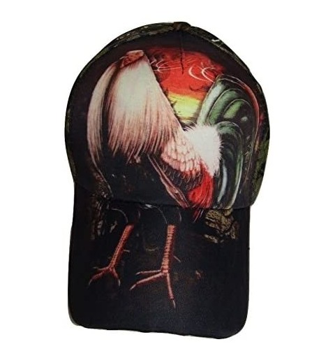 Skullies & Beanies Chicken Rooster 1 Camo Camouflage Printed Cap Hat - CQ12N9QKA6N $9.79