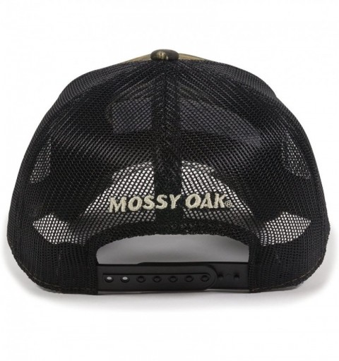 Baseball Caps Mossy Oak Camouflage mesh Back Cap - Mossy Oak Break-up/Black - CH189K3Q99Z $14.90