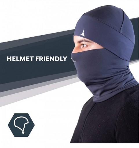 Balaclavas Face Mask Bandana + Helmet Liner Skull Cap Beanie Anti Dust- Wind & Cycling Pack - Gray - C418AIMN8Y2 $12.63