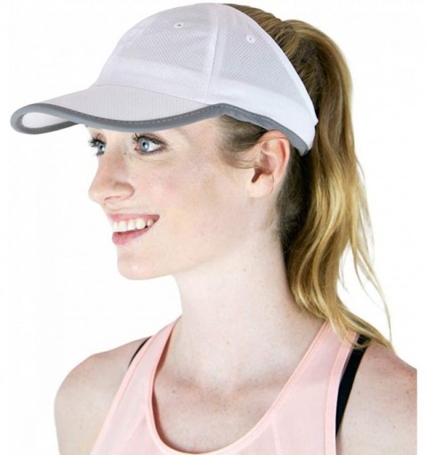 Baseball Caps Sport - Ponytail Messy Bun Baseball Cap for Women - The Ultimate Runner Ponytail Hat - White - CQ18M8Y4R8Q $19.92
