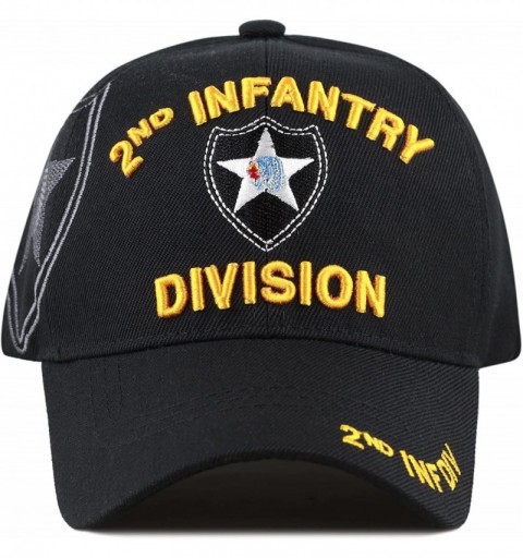 Baseball Caps Official Licensed Infantry Logo Cap - 2nd-black - CO18CLQ20UT $12.53