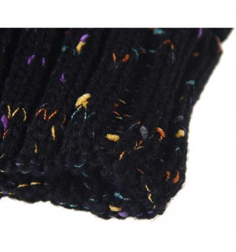 Skullies & Beanies Fashion Womens Winter Warm Knit Crochet Ski Hat Braided Turban Headdress Cap - Black - C11867Y06Q8 $9.90