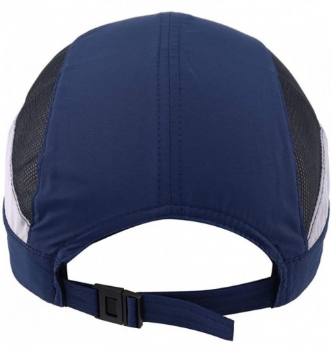 Baseball Caps 7-7 1/2 Quick Dry Breathable Ultralight Running Hat for Sport - B Series-navy - C618EMCHSU9 $23.72