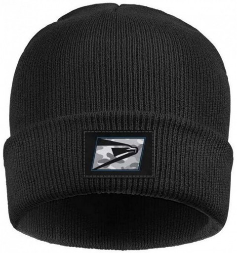 Visors Adult Daily Solid Color Knit Beanie Caps Headwear for Mens Womens - Black-3 - CH18ZKWSIRL $37.08