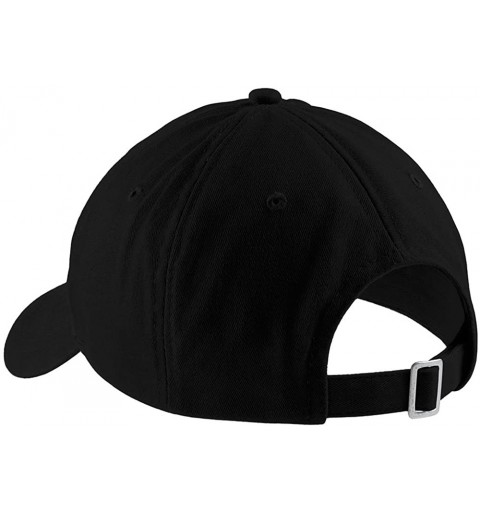 Baseball Caps Cute But Crazy Embroidered Soft Cotton Adjustable Cap Dad Hat - Black - CO12NZQZ29U $21.79