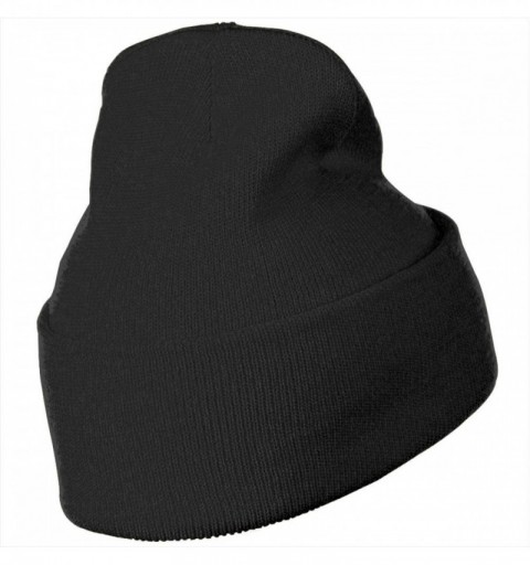 Skullies & Beanies Mens & Womens Johnny Cash Skull Beanie Hats Winter Knitted Caps Soft Warm Ski Hat Black - Black - C718ZDR7...