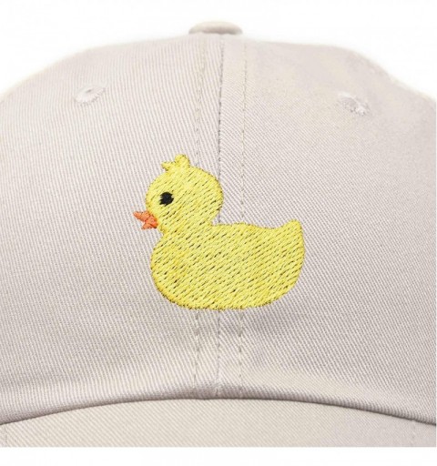 Baseball Caps Cute Ducky Soft Baseball Cap Dad Hat - Beige - CD18LZ9E4KD $9.59