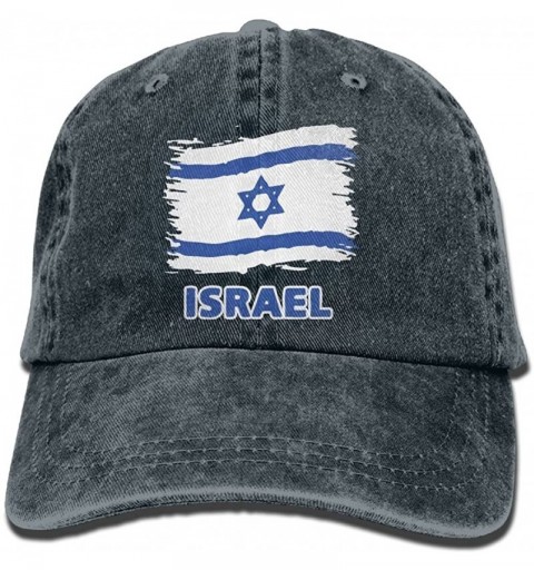 Baseball Caps Baseball Jeans Cap Israel Flag Men Women Snapback Casquettes Adjustable Dad Hat - Navy - CX18E2I3SKZ $12.19