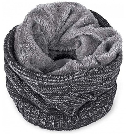 Skullies & Beanies Unisex Knitted Winter Beanie Ponytail - Black - C418Y4IYQ85 $11.38