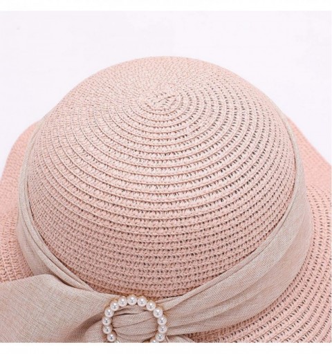 Sun Hats Packable Sun Hats for Women with UV Protection Stylish Floppy Travel Hat - White - C419838A3YN $8.84