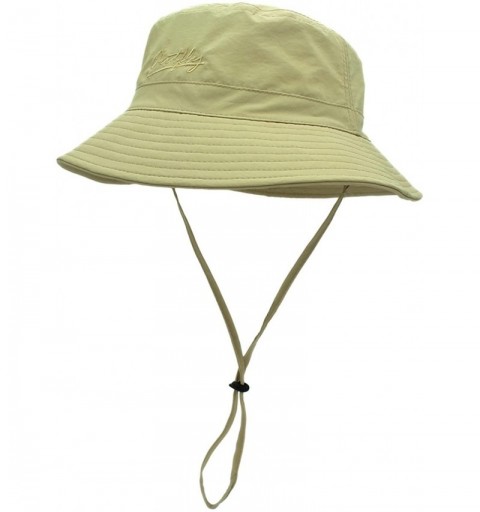 Sun Hats Womens Bucket Sun Hat UPF 50+ Light Weight Sun Protection Caps - Khaki - CP18C0CGSUA $9.79