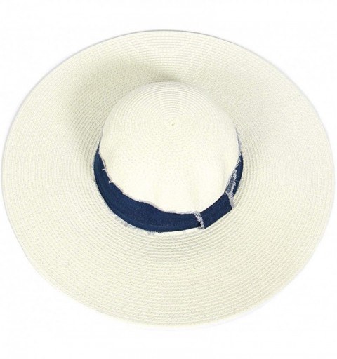 Sun Hats Beach Hats for Women - Wide Brim Summer Sun hat - Floppy Paper Straw UPF Sun Protection - Travel Outdoor Hiking - CL...
