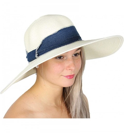 Sun Hats Beach Hats for Women - Wide Brim Summer Sun hat - Floppy Paper Straw UPF Sun Protection - Travel Outdoor Hiking - CL...