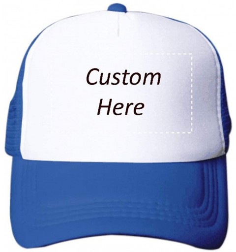 Baseball Caps Custom Hat- Customize Your Own Text Photos Logo Adjustable Back Baseball Cap for Men Women - CH18LH2X572 $9.22