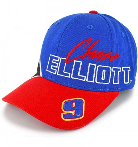 Baseball Caps Chase Elliott 2020 Old School Snapback Hat Blue - C0195ELDOTD $32.19