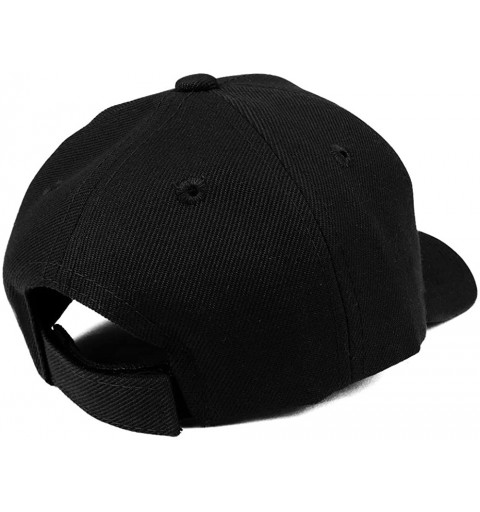 Baseball Caps Plain Infants Size Structured Adjustable Baseball Cap - Black - C81880Q5SGC $9.59