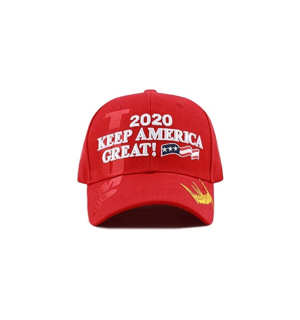 Baseball Caps Original Exclusive Donald Trump 2020" Keep America Great/Make America Great Again 3D Cap - 4. 2020-red - CI18I6...