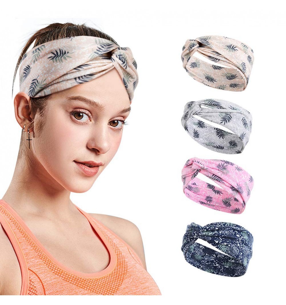 Headbands Headband Stretchy Headwraps Hairband - Set 5( 4 Pack ) - CU196ATG9GQ $15.75