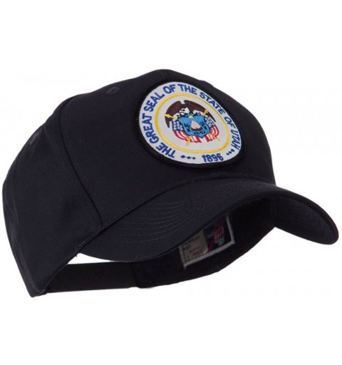 Baseball Caps US Western State Seal Embroidered Patch Cap - Utah - CW11FIUDV3H $16.97
