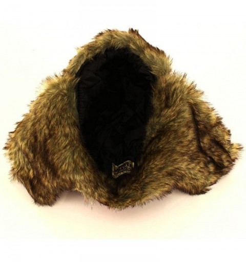 Skullies & Beanies Trooper Ear Flap Cap w/Faux Fur Lining Hat - Textured Knit Pink - CD118GZ2MYF $11.35